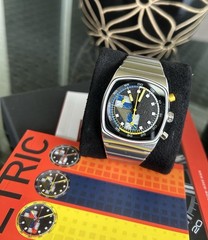 Brew Watch Co. Super Metric Royal Blue New – 36mm Retro Style