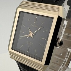CITIZEN Exceed square UHAG 4 751744 wristwatch working item Y31