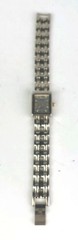 Rumours Women’s Watch Gold Tone 11mm Square Bracelet Band New Battery Running