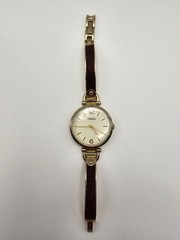 Fossil ES3420 – Stainless Steel And Fur Band. New Battery, Runs, Plastic On.