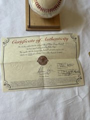 Fossil Limited Edition Nolan Ryan Watch and signed baseball- 1135 /5000