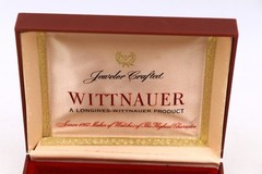 Vintage Wittnauer Lady’s Wristwatch 10K RGP Bezel Boxed Runs As Is