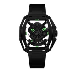 CIGA Design Z Hunter Automatic Skeletonized Steel Tonneau Men’s Watch