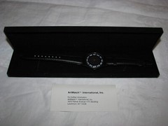 ArtWatch Binary Decimal Wristwatch W/Black Leather 8-1/2″ Band Working
