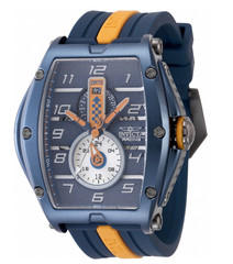 Invicta S1 Rally Diablo Racing RPM Men’s 50mm Blue & Orange Quartz Watch 47388