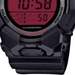 Casio G-SHOCK GD-010BBR-1JF Digital Watch Black and Bold Red Series Carbon Core
