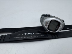 Vintage Timex Heart Rate Monitor Watch Need Batteries & Heart Rate Chest Strap