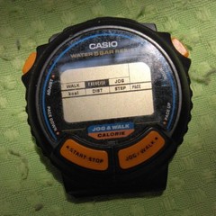 CASIO JOG & WALK CALORIE Digital Watch, Walking, Jogging, BattDead, No Strap,