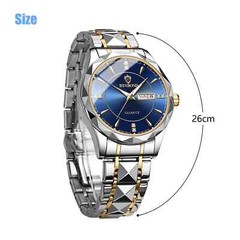 Share Waterproof Men Watch Stainless Steel Quartz Luminous Classic Business Wris