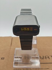 BenlyDesign “Stargazer” S1000GY – Retro-Futuristic OLED Digital Watch