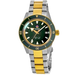 New Rado Captain Cook Automatic Green Dial Two-Tone Men’s Watch R32138303