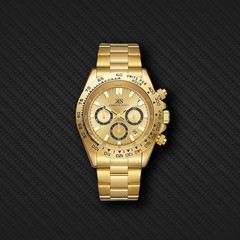 Kenneth Scott Men’s Multi Function Watch | Champagne Dial, Gold Case & Strap