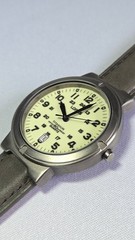 Lorus Men’s Titanium Quartz Field Watch – New Mineral Crystal & Strap – Mint
