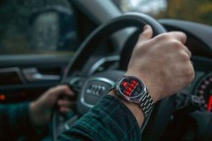 Rare Watch TimeRed (Splash Resistant, sapphire ) Futuristic retro led by RedCo