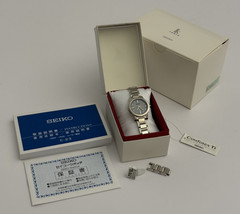 SEIKO Lukia SSQV092 Women’s Watch JDM Solar Radio Titanium Gray Dial 1B35