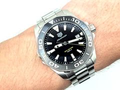 TAG Heuer Aquaracer WAY111A.BA0928 41mm Quartz Black Dial Steel Bracelet 19cm