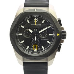 Victorinox I.N.O.X. Chrono Quartz Titanium Carbon Rubber Watch Black From Japan