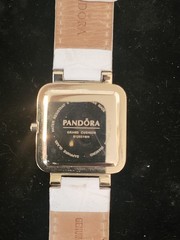 Pandora Grand Cushion Watch With Diamond Chips 812031WH