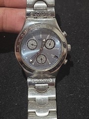 RARE IRONY SWATCH Watch NOT WORKING AS FOUND AS SHOWN