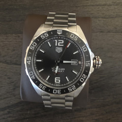 TAG Heuer Formula 1 calibre 5 Black Dial automatic Date SS Bracelet