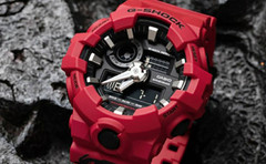 Casio G-Shock GA-700-4A Red Analog Digital Sport Watch 200M