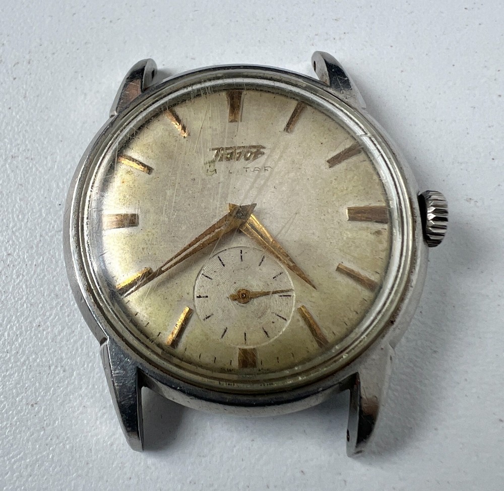 Vintage Tissot Military Watch Cal 27 Mens Manual 51033/5103 Beige Dial 15 Jewels