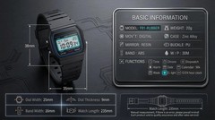 F91W Classic Digital Watch Resin Strap Stopwatch Chronograph Sport Men Watch