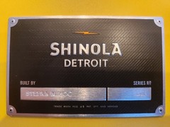 Shinola Runwell 41mm FIRST SERIES S01 (2013) blue dial quartz #47 WORN ONCE MINT