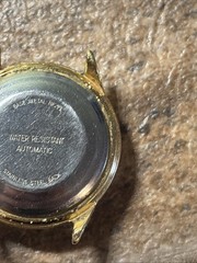 Vintage 37mm Gold Tone Timex Viscount 48861 10978 Watch 1978 Runs
