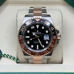 Rolex GMT-Master II NEW 2025 Rootbeer Two Tone Rose Gold Ceramic Bezel Oyster