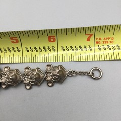 Vintage Louis Watch 22mm Womens Mouse Bracelet Stars Moons New Battery 7″