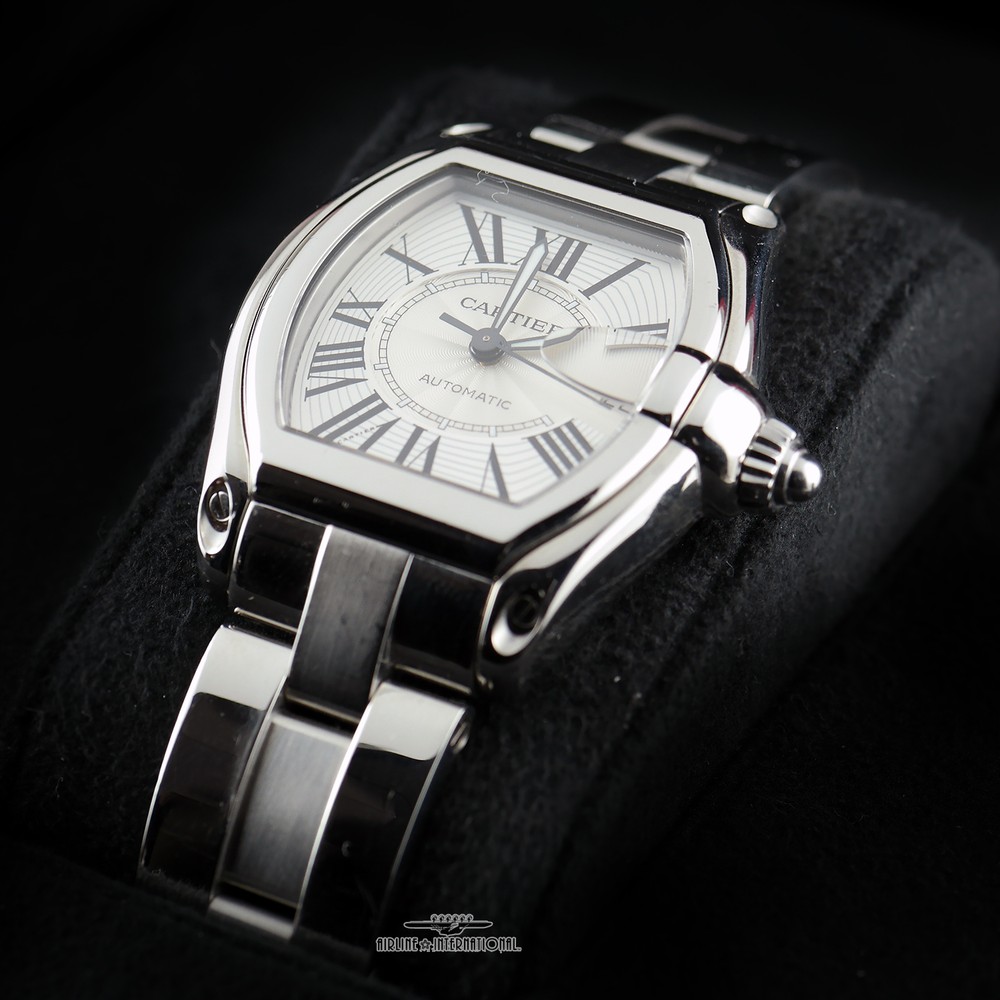 Cartier Roadster Stainless Steel Automatic Watch – Water Resistant 100m 330ft