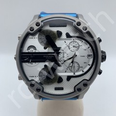 Diesel DZ7421 Mr.Daddy 2.0 Silver Stainless Steel Chronograph for Men –