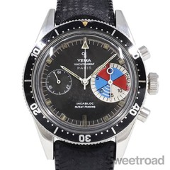 Vintage YEMA Yachtingraf Ref.93012 Valjoux 7733 Manual Chronograph Rare with Box