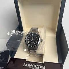 NEW Longines Spirit Zulu Time 42mm Black Dial Steel Men’s Watch L38124536