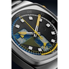 Brew Watch Co. MTRC-NVY-YLW Super Metric Royal Blue New Men’s Watch