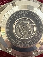 RARE Ricoh Dynamic Auto VTG 45 Jewel Automatic Waterproof Watch Running 1962-64