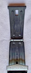 Nixon The Sentry SS Men’s Watch Matte Black Gunmetal Day/Date Red Accents Good