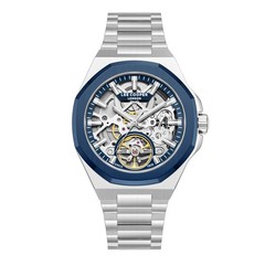 Lee Cooper Men’s Automatic Watch | Dark Blue Dial, Silver, 43mm, 50 m (5 ATM)