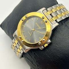 Vintage Rumours Two-tone Stainless Steel Men’s Quartz Watch Working New Battery
