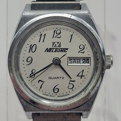 Vintage Nelsonic Watch Women 23.5.mm Silver Tone – New Battery