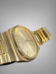 SEIKO 7812-5069 Stainless Steel Gold Tone Watch With Original Band New Battery
