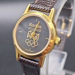 Ladies Kodak Olympics Worldwide Sponsor Gold Tone 23.5mm case New Battery