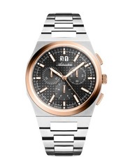 ADRIATICA Men Quartz Casual Watch Classic Dress Black Dial Waterproof Swiss Chro