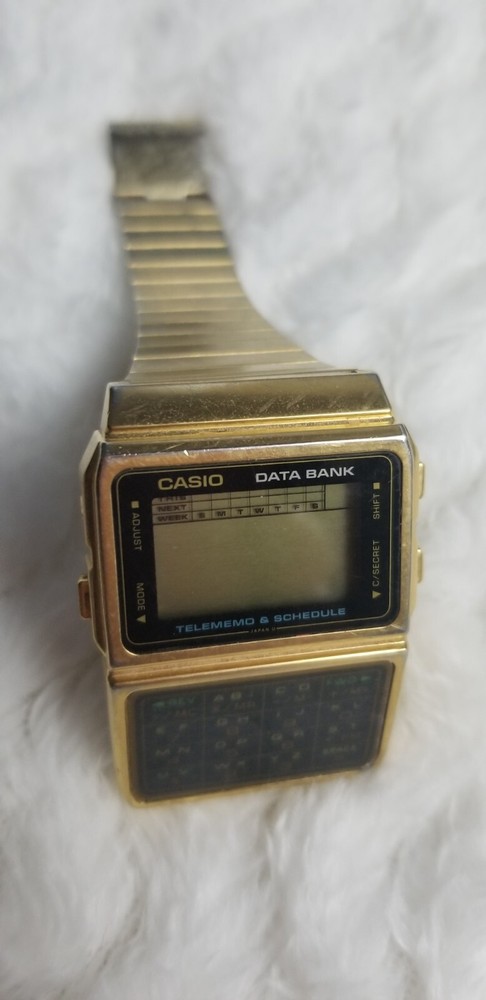 Casio DBC-610 Data Bank Telememo & Schedule Vintage Men’s Watch
