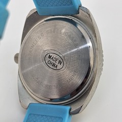 Avenue Women’s Watch 38MM Green Dial Blue Plastic Bands New Battery