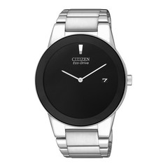 Citizen AU1060-51E Men’s Eco-Drive Watch Black Dial Stainless Steel Bracelet