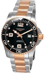 Longines Hydroconquest Auto 41mm Black Dial Two-Tone Men’s Watch L3.781.3.58.7