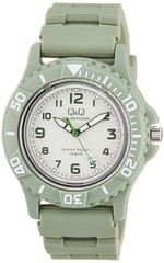 CITIZEN Q&Q Solar Divers Style Watch 100m (10ATM) Green E02A-005VK Men’s Watches
