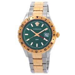 Versace Hellenyium GMT Quartz Green Dial Men’s Watch V11050016